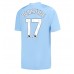 Manchester City Kevin De Bruyne #17 Hemma matchtröja 2023-24 Kortärmad Billigt
